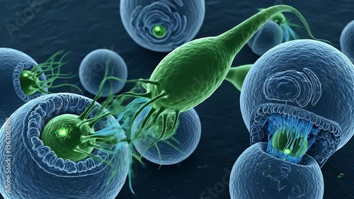 Microscopic Marine Life: Diatoms and Dinoflagellates