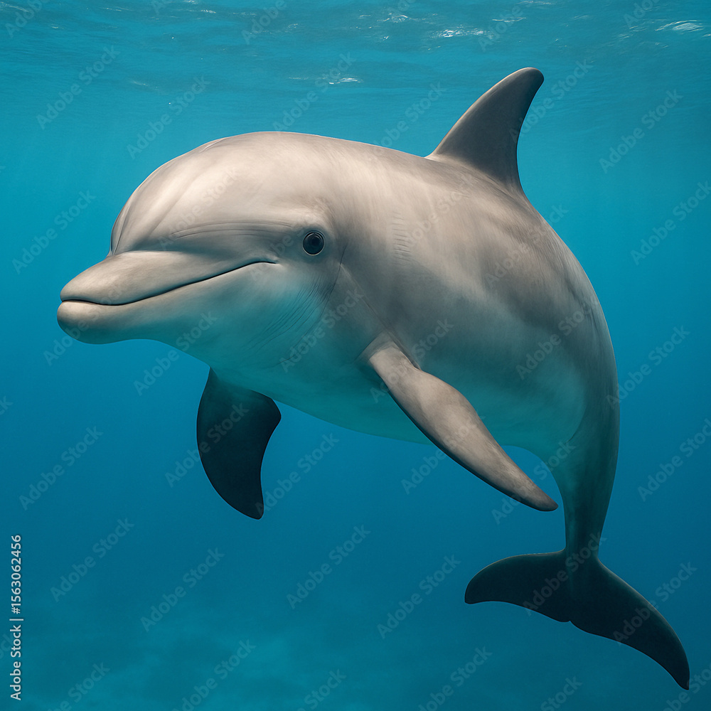 Fototapeta premium dolphin in the water