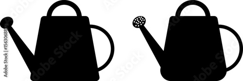 garden watering can icon. Tool for working on farm. Gardening Equipment. agriculture equipment symbol. Houseplant care