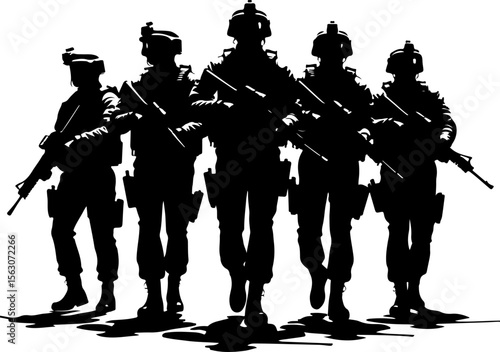 American military, soldiers, helicopter, army, special forces,  vector bundle