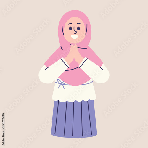Welcoming Muslim Woman