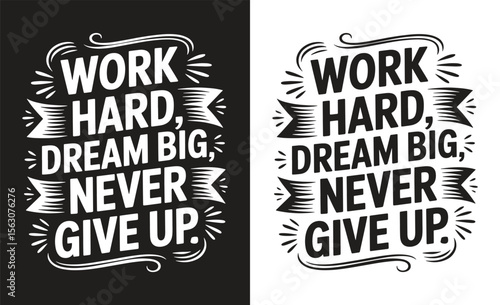 Motivational quote typography t-shirt design