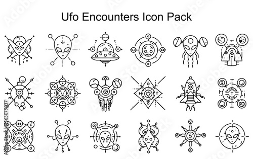 UFO Encounters Icon Pack