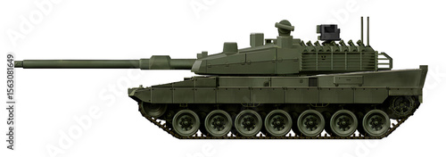 Altay MGCS (The concept of the Turkish modernization of the Leopard 2 tank, with the installation of a modified turret from the Altay T2 tank)