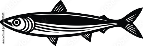 sardine line art