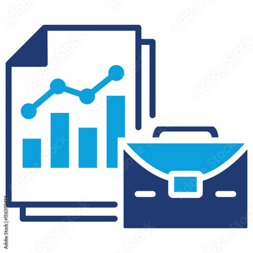 Business Flat Blue Icon