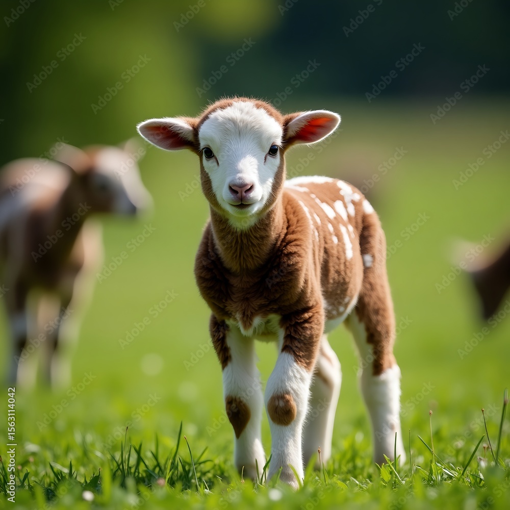 Fototapeta premium sheep in a meadow