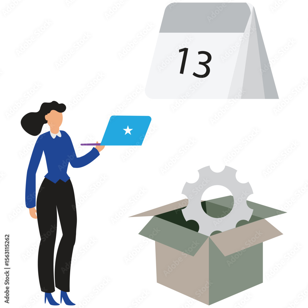 Obraz premium Businesswoman Virtual Reality Experience – VR Headset, Immersive Business Tech, Future Workplace Interaction