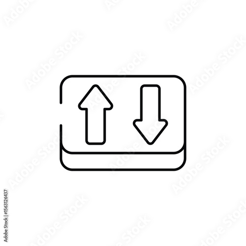 Substitute icon design with white background stock illustration