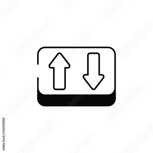 Substitute icon design with white background stock illustration