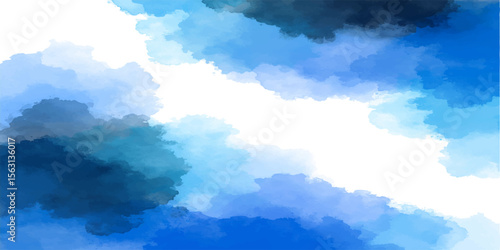 Dynamic blue water splash with a hint of red liquid creating a fresh and vibrant abstract texture