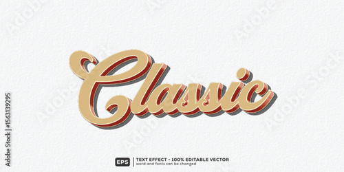 Classic 3D Cartoon Editable Text Effect | Premium Font Template