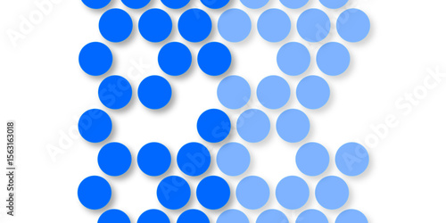 Seamless pattern of blue polka dots with transparent background. suit Kurt digital design motif colorful wallpaper illustration, traditional design. wall decorated blue mosaic tiles texture background
