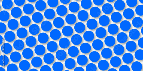 Seamless pattern of blue polka dots with transparent background. suit Kurt digital design motif colorful wallpaper illustration, traditional design. wall decorated blue mosaic tiles texture background