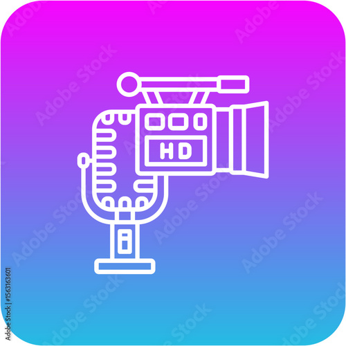 Broadcast video Icon