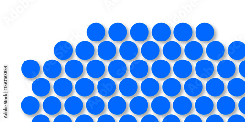 Seamless pattern of blue polka dots with transparent background. suit Kurt digital design motif colorful wallpaper illustration, traditional design. wall decorated blue mosaic tiles texture background
