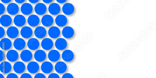 Seamless pattern of blue polka dots with transparent background. suit Kurt digital design motif colorful wallpaper illustration, traditional design. wall decorated blue mosaic tiles texture background
