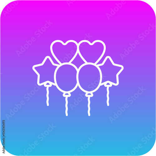 Balloons Icon