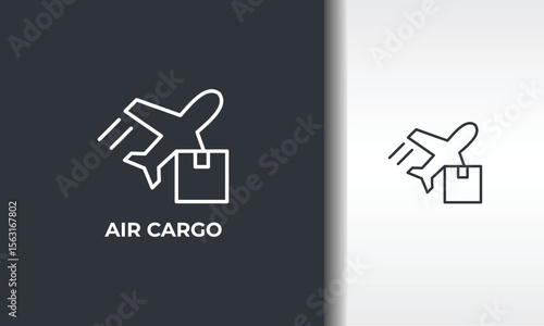 Air Cargo Vector, Icon Or Logo Sign Isolated Symbol Illustration