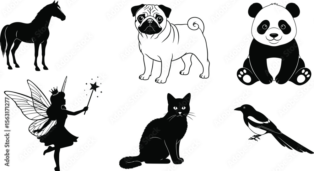 Obraz premium Stock vector icons set design for creative projects and graphic design needs