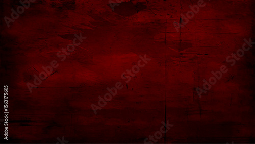 Red colored wall texture background with textures of different red shades. Vector illustration.