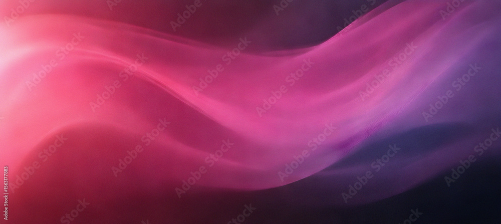 Obraz premium Mesmerizing Elegant Fluid Light Waves in Dark Gradient Background