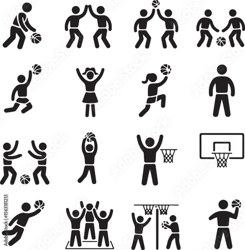 Basketball Player Silhouette Bundle – Slam Dunk SVG Clipart

Basketball Action Silhouettes – Digital Sports Vector Set

Hoop & Dunk Silhouette Design – SVG PNG for Cricut & Shirts

Basketball Silhouet