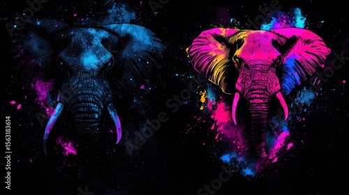 Wallpaper Mural Celestial Elephant T-Shirt Design Torontodigital.ca