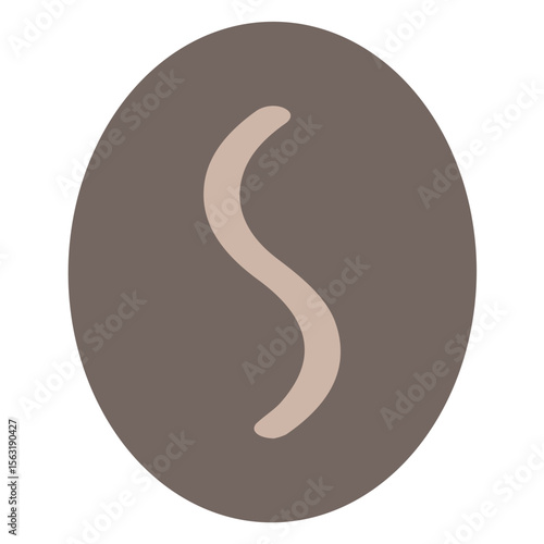farbiges Kaffeebohne Icon