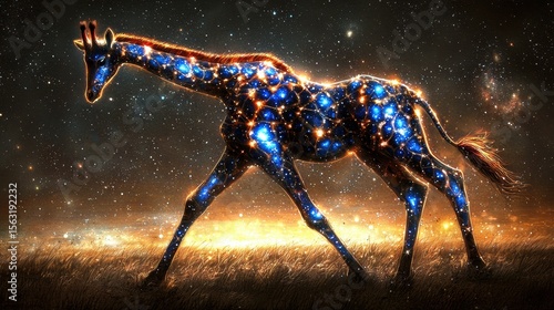 Wallpaper Mural Stellar Giraffe T-Shirt Art Torontodigital.ca