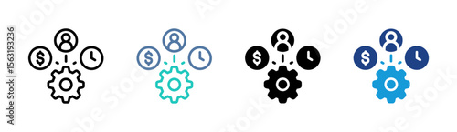 Resource Allocation Icon