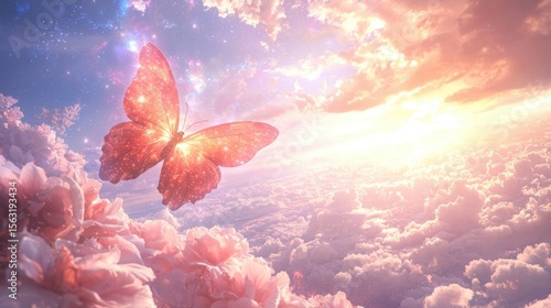 Wallpaper Mural Cosmic Butterfly T-Shirt Design Torontodigital.ca