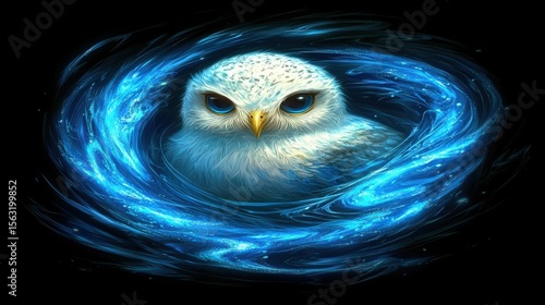 Nebula Owl T-Shirt Graphic