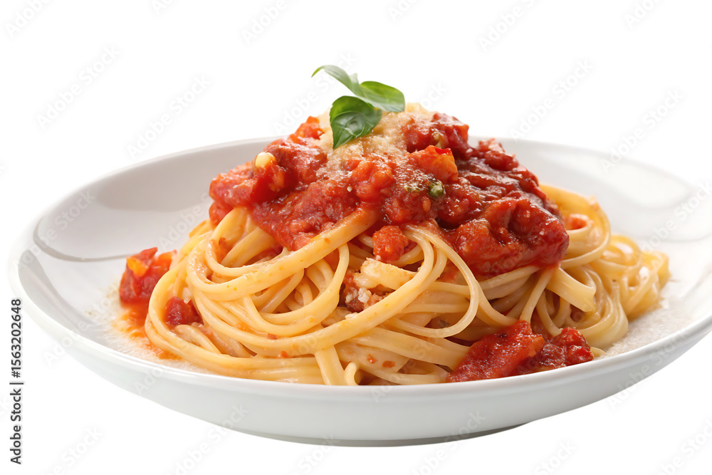 Delicious pasta with tomato sauce PNG Image Delicious pasta with tomato sauce PNG Image