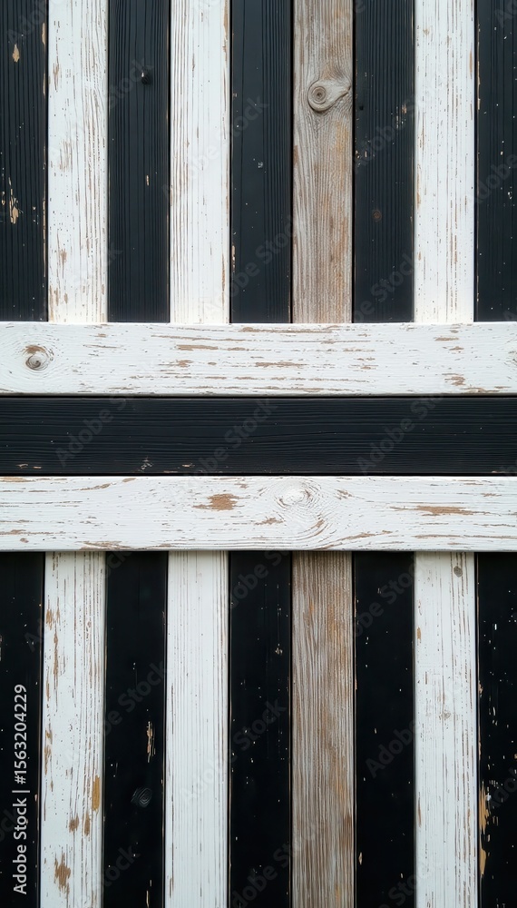 Striped black and white wooden plank backdrop, surface, white Striped black and white wooden plank backdrop, surface, white