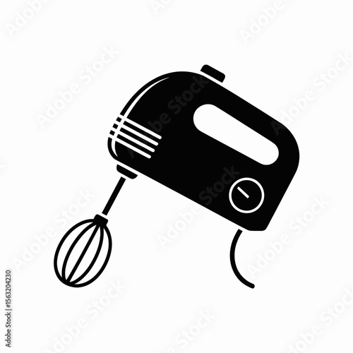 black and white mixer