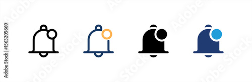 Photos Notification icon set multiple style collection