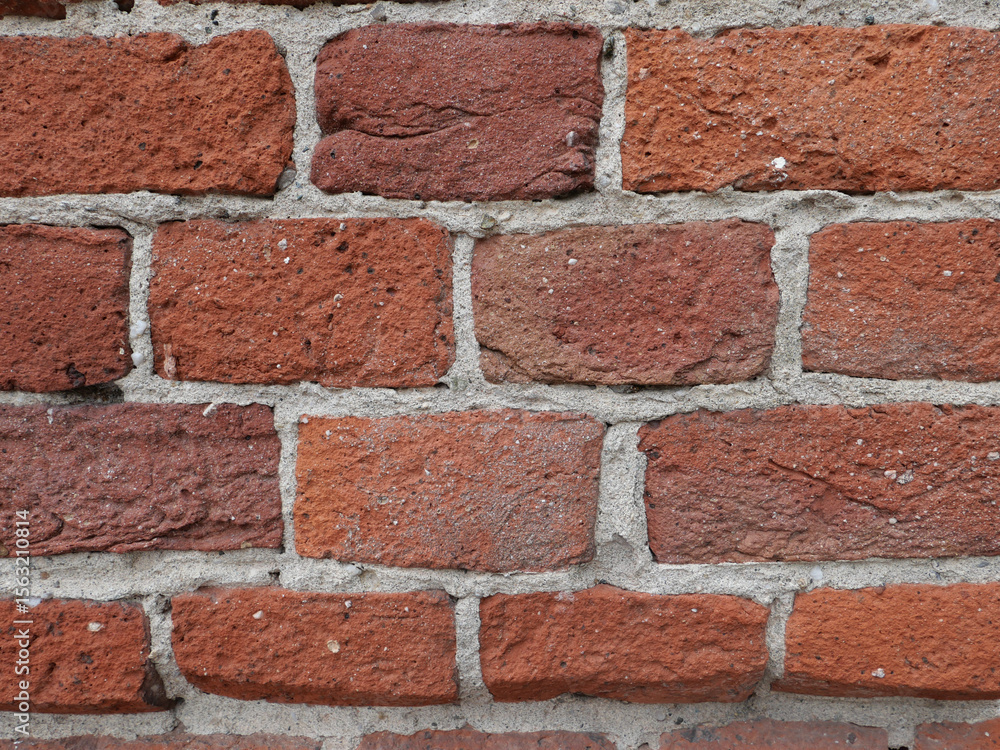 Obraz premium red brick wall background