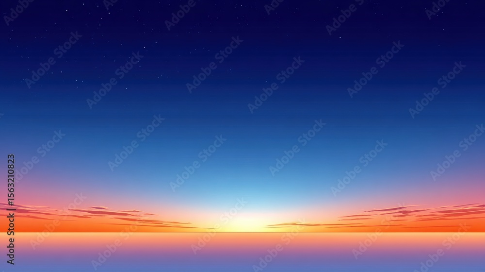 Fototapeta premium Sunrise Over the Horizon