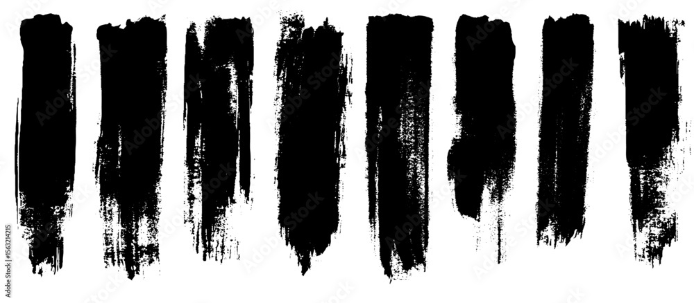 Painted grunge stripes set. Black labels, background, paint texture. Brush strokes vector. Handmade design elements. Painted grunge stripes set. Black labels, background, paint texture. Brush strokes vector. Handmade design elements.