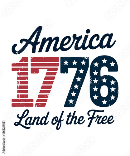 America 1776 land of the free