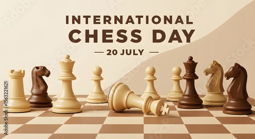 Strategic chess pieces on a wooden chessboard represent a battle of intelligence and strategy, where every pawn and king piece maneuvers towards checkmate and success