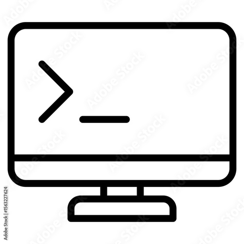 Terminal Prompt  Icon Element For Design