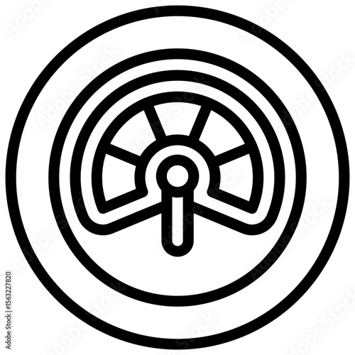 Performance. Editable stroke vector icon.