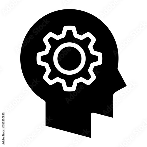 Machine Learning  Icon Element For Design