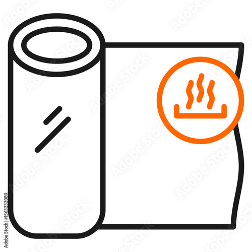 Heat Wrap Icon For Design Elements