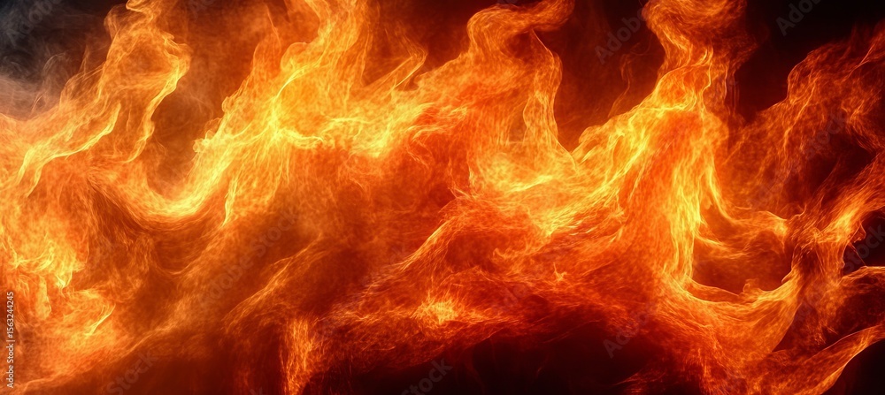 Dramatic Flames of Inferno Creating a Hellscape Background with Glowing Fire Patterns of Chaos Dramatic Flames of Inferno Creating a Hellscape Background with Glowing Fire Patterns of Chaos