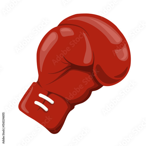 Illustration of a Red Boxing Glove