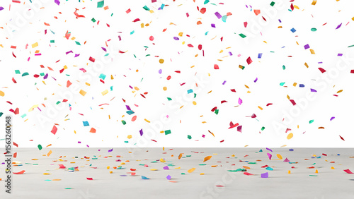 Colorful confetti explosion isolated on transparent background (PNG format). Ideal for celebration themes, party graphics, birthdays, festivals, and New Year designs. High-resolution with no shadows.