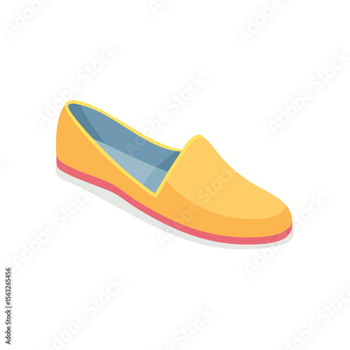 Stylish Yellow Slip-On Shoes Comfortable and Fashionable Footwear